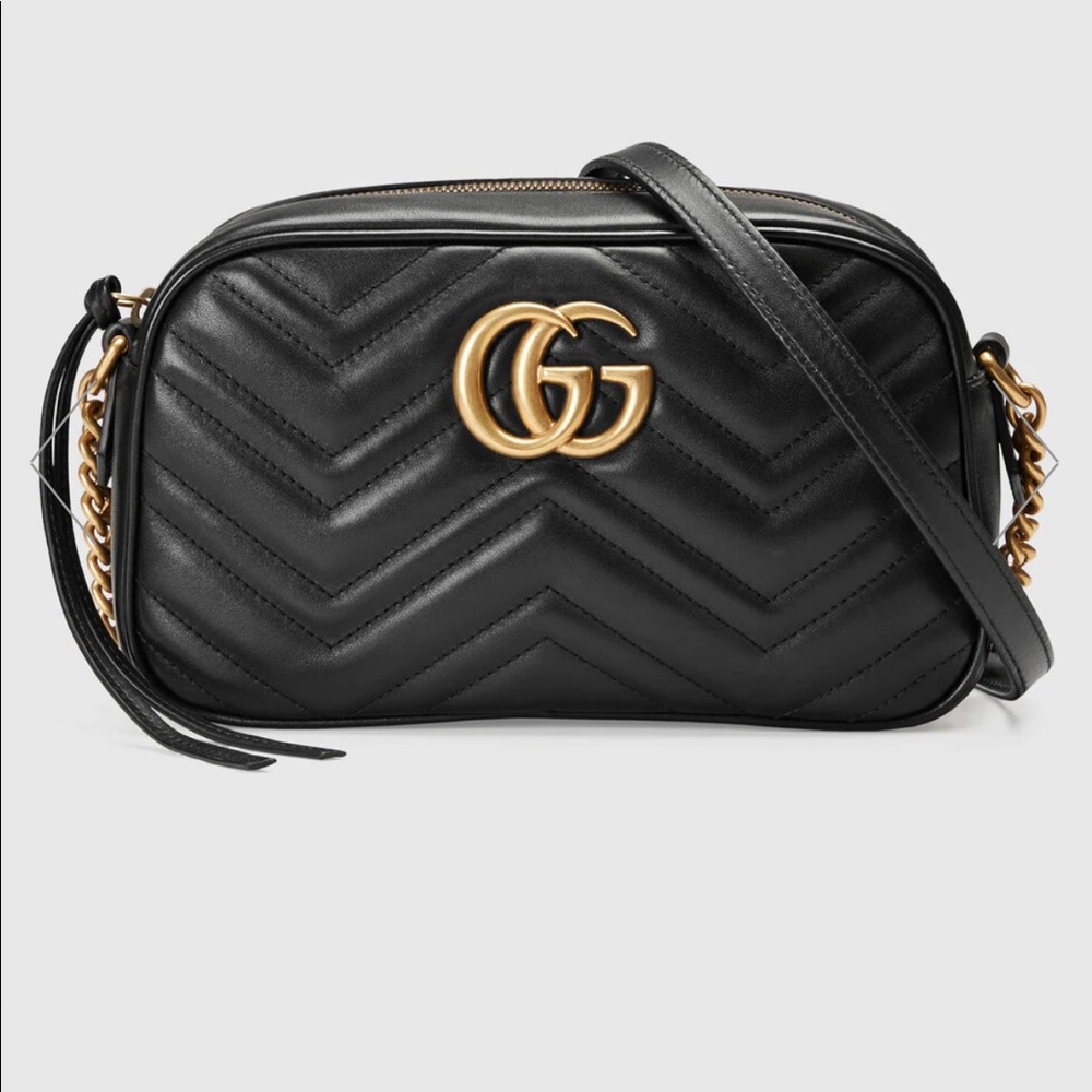 GG Marmont small matelassé shoulder bag